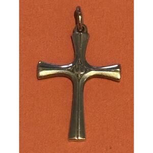 James Avery Serenity Descending Dove 14k Gold Cross Pendant